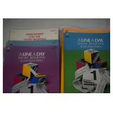 A Line A Day Music Books