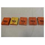 5  Boxes Alto Saxophone Rico Reeds