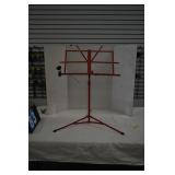 Red Music Stand and Tuner