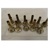 11 Used Baritone & Trombone Small Shank Mouthpiece