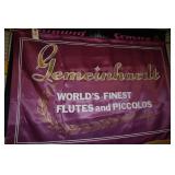 Gemeinhardt Worlds Finest Flutes and Picolo Banner