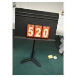 Manhassett black music stand New