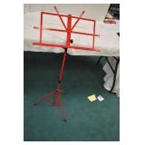 Red collapsible Music Stand New