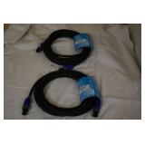 2 Speaker cables