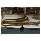 2 Baritone Saxophone - missing parts