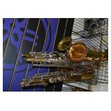 3 Alto Saxophones Missing Parts