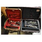 2 Cases of parts of Clarinets
