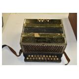 Vintage Accordian in Original Wooden Box