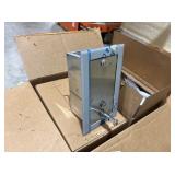 (6) LIQUID SOAP DISPENSERS, (4) SOAP DISHES
