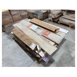 PALLET OF VARIOUS SIZE AND COLOR FLOORING