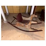 VINTAGE ROCKING HORSE
