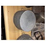GALVANIZED METAL TUB