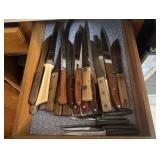 KITCHEN KNIFE LOT