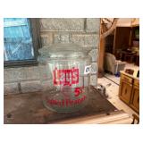 LAYS GLASS CANISTER JAR