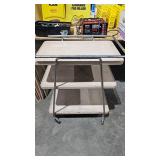 VINTAGE METAL KITCHEN CART