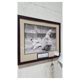 BASEBALL FRAMED PICTURE