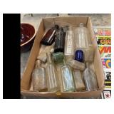 VINTAGE GLASS BOTTLES