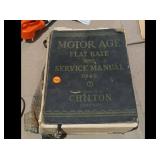 vintage Chilton auto manual