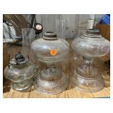 vintage oil kerosene lamps