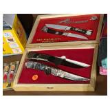 (2) S&D LEOPARD KNIVES