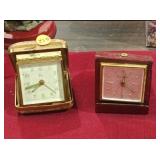 (2) VINTAGE CLOCKS