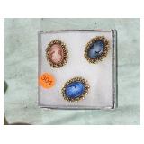 (3) VINTAGE SHIRT PINS