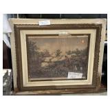 1864 FRAMED BATTLE OF ATLANTA PRINT