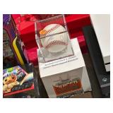 BECKETT WOOD JAMES SIGNED BALL