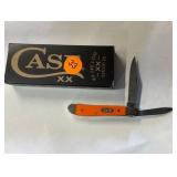 CASE XX ORANGE SYNTHETIC SMOOTH PEANUT