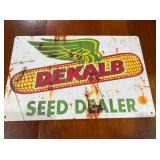 DEKALB SEED DEALER METAL SIGN