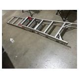 EXTENDING LADDER EXTENDS TO 8’