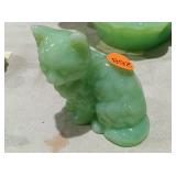 JADEITE GLASS CAT