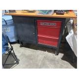 ROLLING WORK TABLE 54”X20”X37”