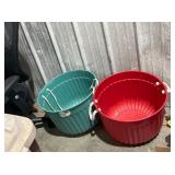 TWO LARGE BUCKETS