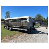 GOOSENECK CATTLE TRAILER