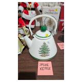 SPODE CHRISTMAS KETTLE