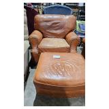 CHAIR AND OTTOMAN