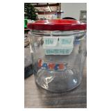 LANCE GLASS JAR WITH LID