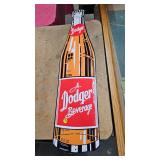 DODGER BEVERAGE METAL SIGN