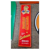 SUNBEAM METAL THERMOMETER