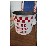 PURINA METAL FEED BUCKET
