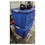 PLASTIC STORAGE TOTE LOT