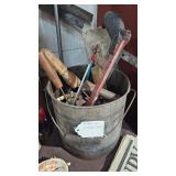 BUCKET WITH MISC TOOLS