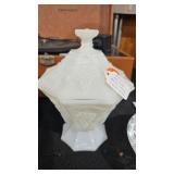 MILK GLASS CANDY DISH