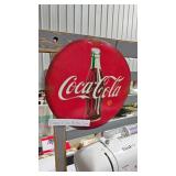 COCA COLA BUTTON SIGN