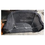 WICKER PORCH SWING