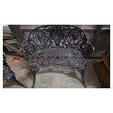 WROUGHT IRON BENCH