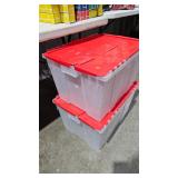 PLASTIC STORAGE TOTES
