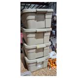 PLASTIC STORAGE TOTE LOT