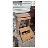 WOODEN STEP STOOL